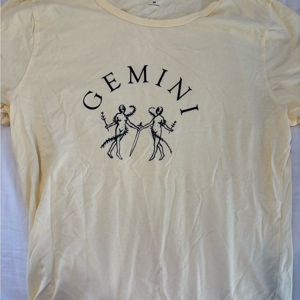 Gemini Graphic Tee - Cream